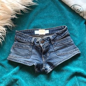 Denim shorts